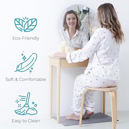 Miniatura 9 de Homergy Alfombra de baño Superabsorbente y de secado rápido con parte trasera de goma antideslizante, lavable a máquina y resistente al olor 16 x