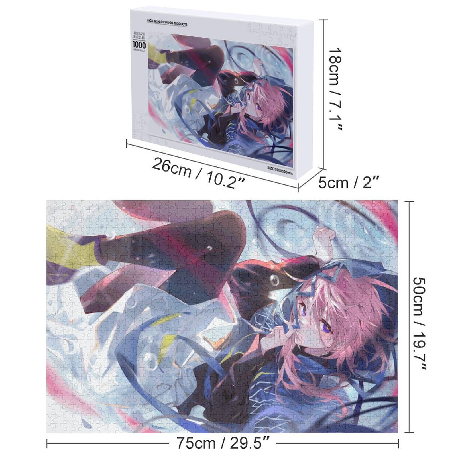 Amazon.co.jp: 可愛いアニメ柄 VTuber 花譜 かふ カフ パズル 木製