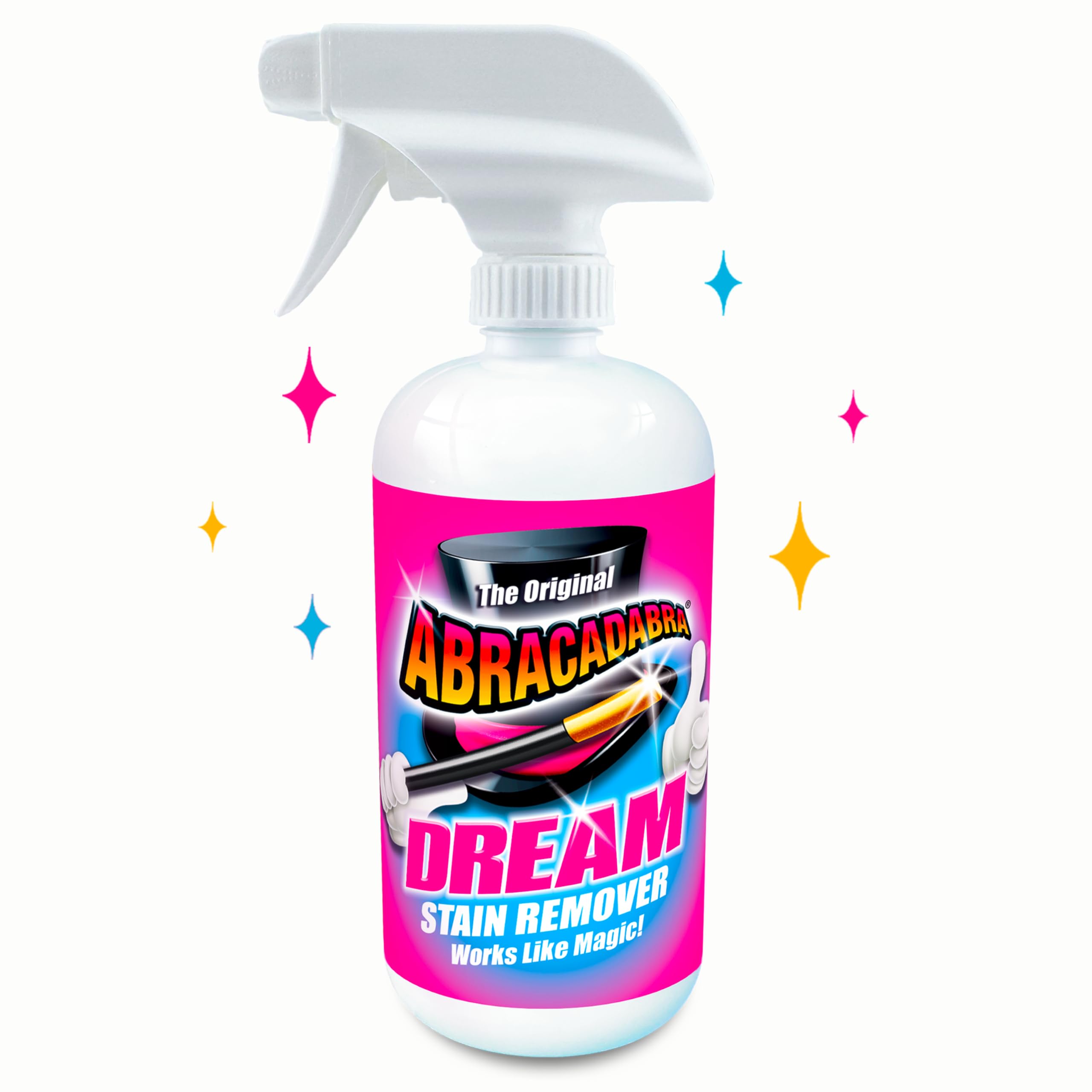 Abracadabra Dream Stain Remover - 16oz Instant Stain Treatment for Fresh Spills Set-In Stains Kid Pet Safe Zero