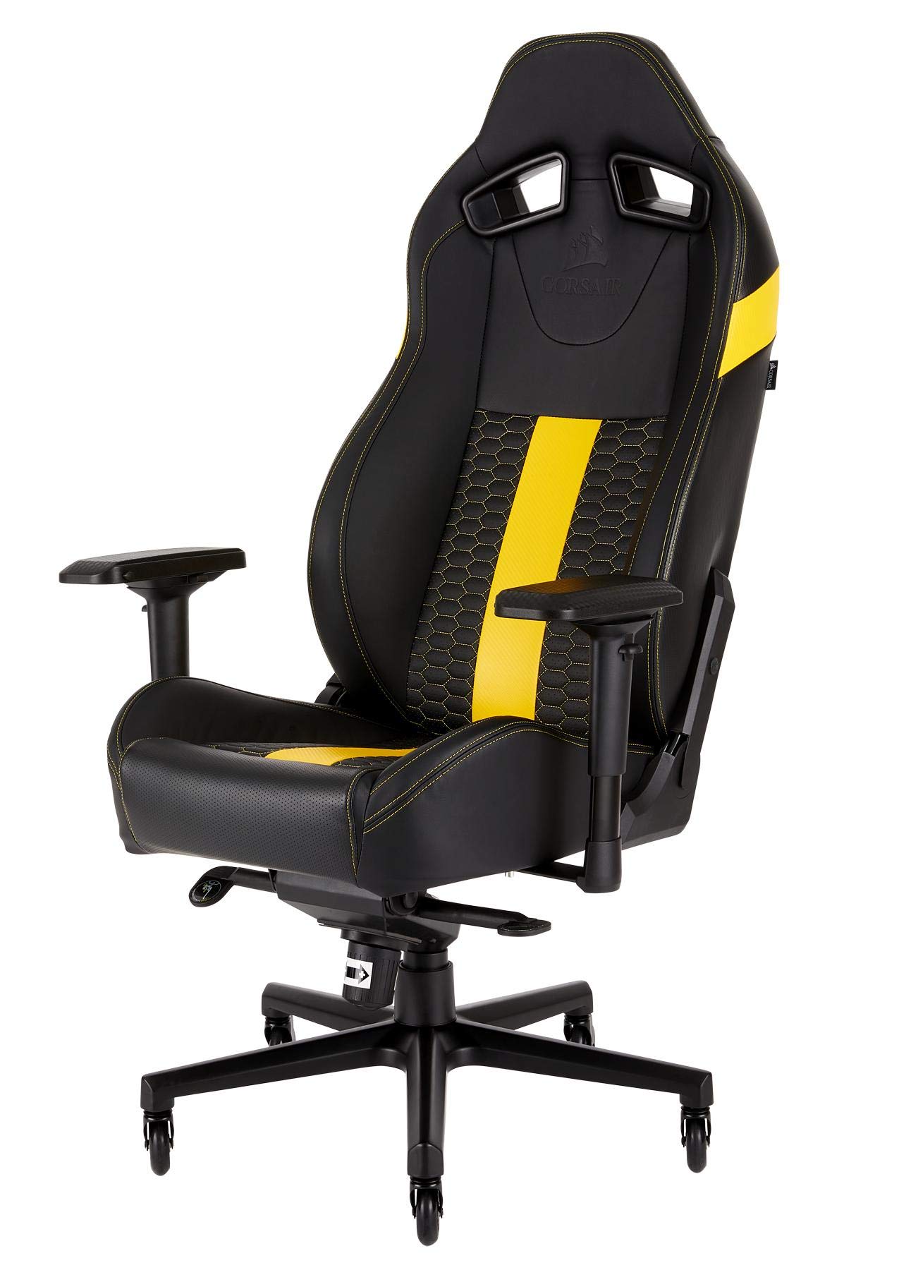 CorsairT2 ROAD WARRIOR, High Back Desk and Office Chair - Black/Yellow