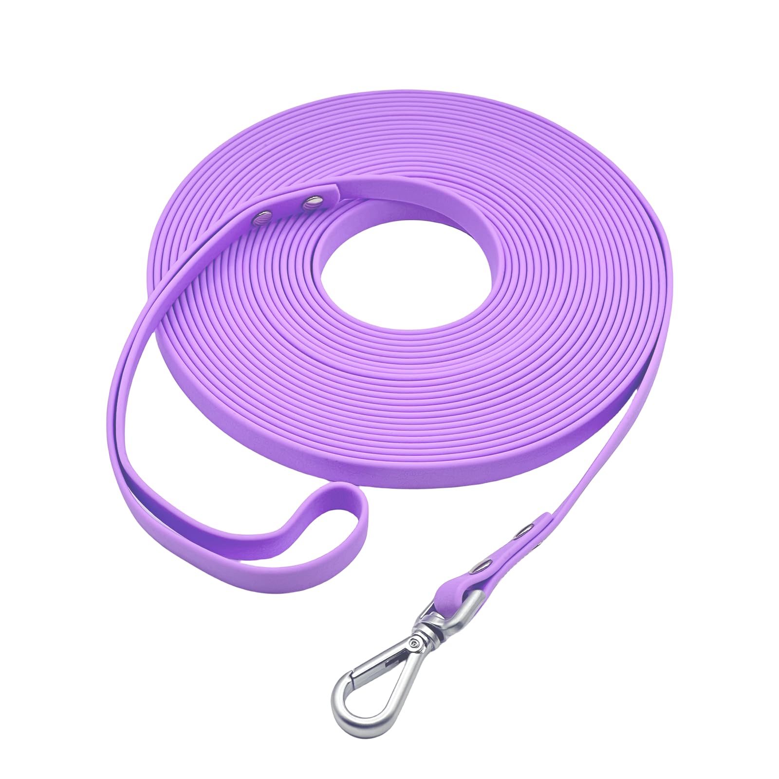 Dog Training Long Leash Waterproof Long Line Heavy Duty Outdoor Recall Lead 10ft 15ft 20ft 30ft 50ft for Small Medium Large Dog (Mint Green, 10FT) — view 11