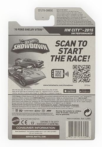 Miniatura 2 de Hot Wheels, 2015 HW City, Ford Shelby GT500 ZAMAC 11/250 '10