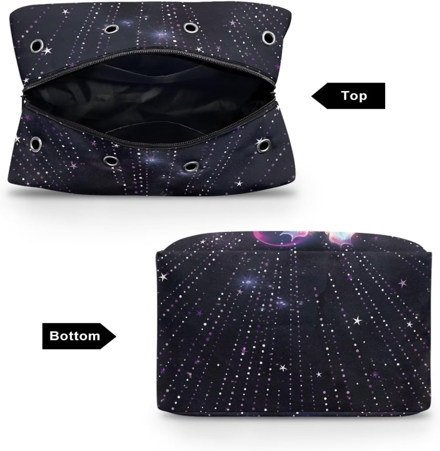 Kathyboom Butterflies Yarn Storage Bag Knitting Bag Crochet Bag Organizer, Water Resistant Yarn Bag for Knitting Accessories, Crochet Hooks, Knitting Needles