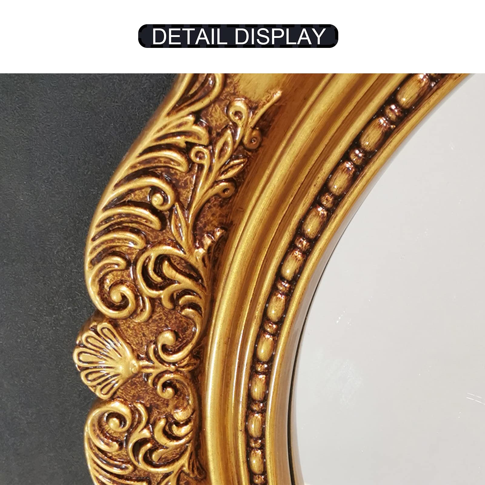 ④イギリスアンティーク調鏡✳︎大きな鏡✳︎金色フレーム ④イギリスアンティーク調鏡✳︎大きな鏡✳︎金色フレーム Amazon｜壁