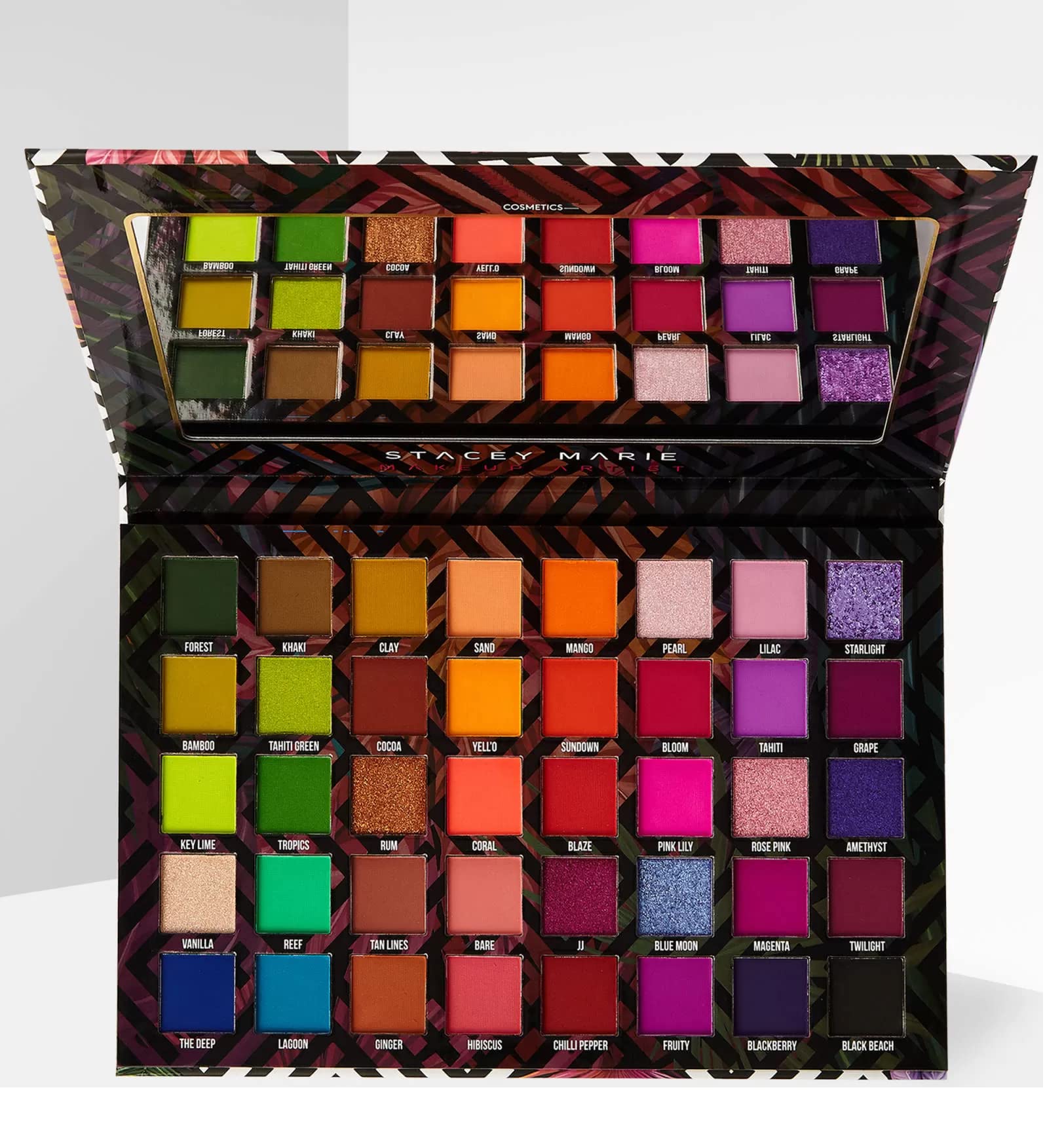 SIXPLUS CARNIVAL Love Tahiti Eyeshadow Palette, Multicolor Semi-Matte Finish-image-36
