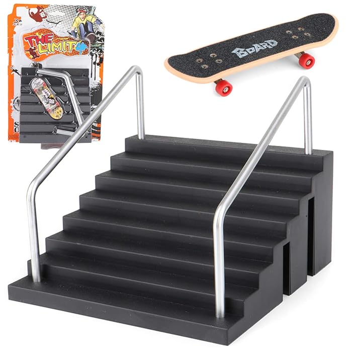Buy ANGpuneng Famcry Fingerboard Rail Park Stair Kit Stairs Mini