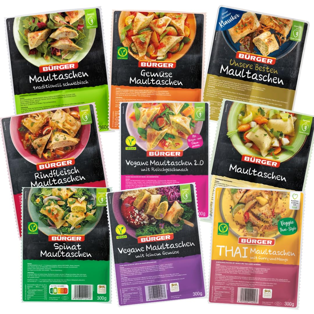 Bürger - "Maultäschle-Mix XXL" - das Maultaschen Probierpaket