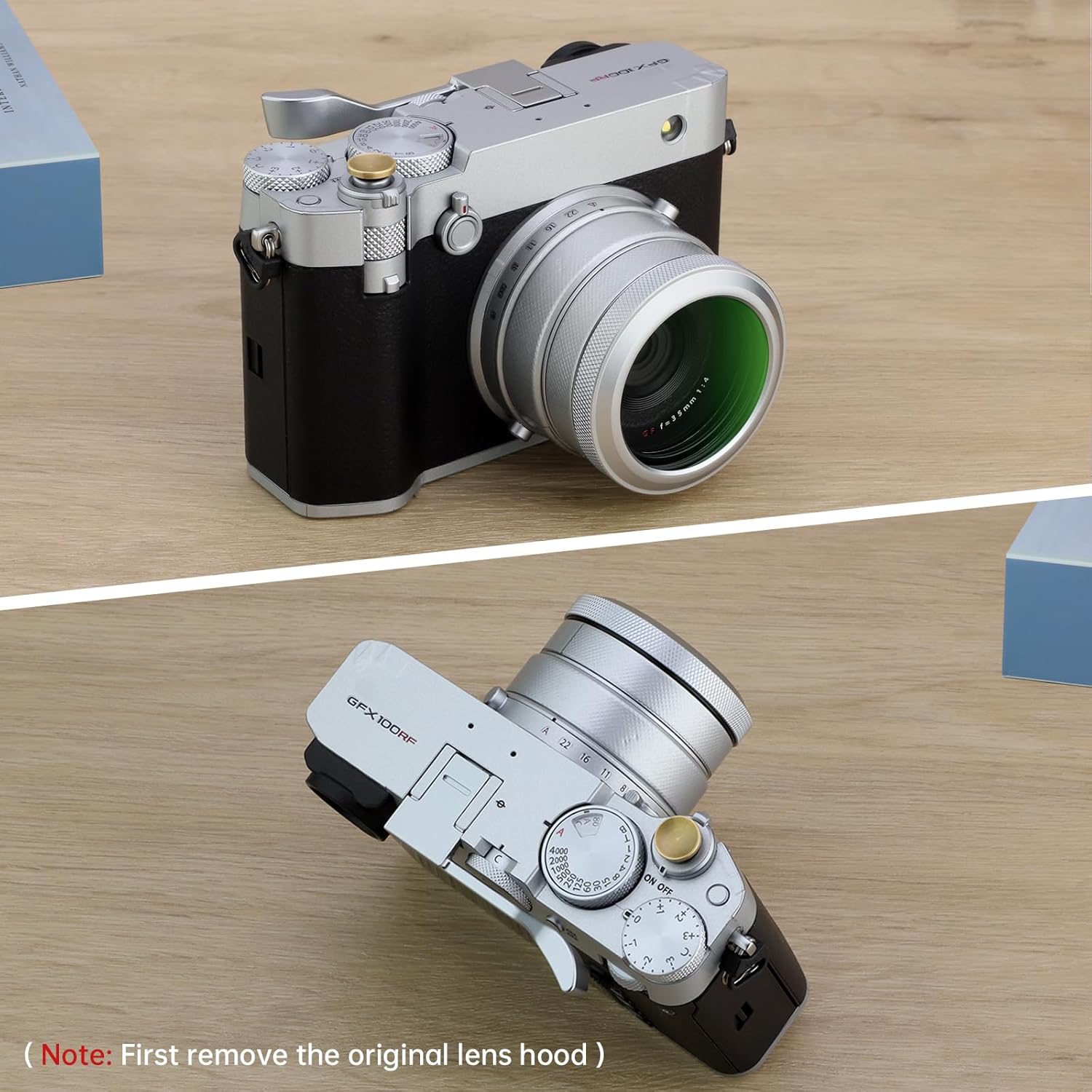 Haoge MC UV Camera Lens Protection Filter for Fujifilm GFX100RF Camera Accessory Lens Bayonet Protector Ring Silver LUV-GFXRFS-Multi Waterproof Nano Coated HD Optical Glass