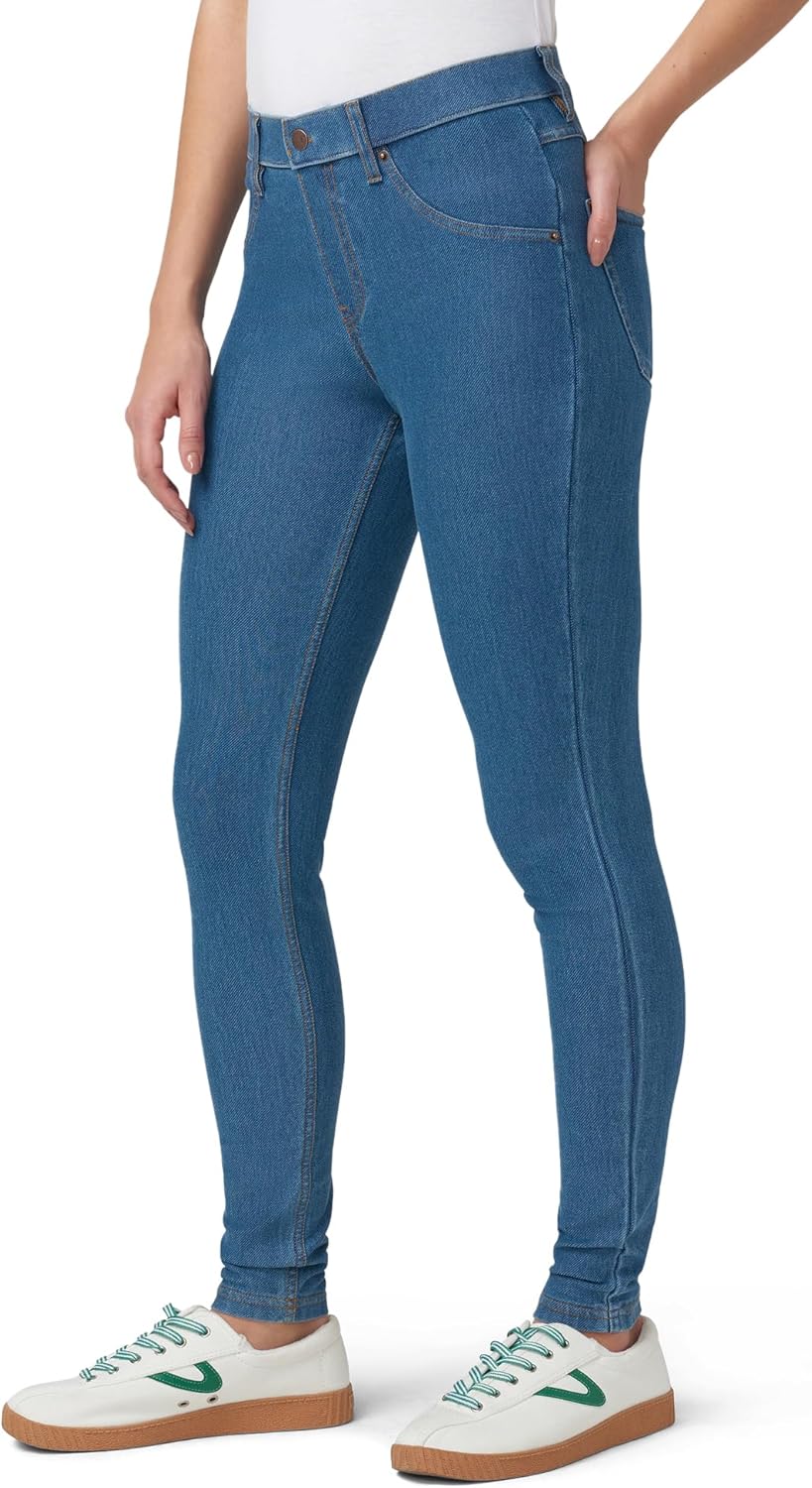 HUE Womens Essential Denim Leggings - Image 3