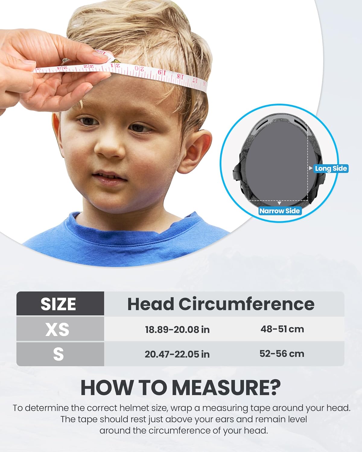 SNOWER Kids Ski Helmet with Goggles Set, Shockproof Durable PC Shell & EPS Foam, Snowboard Helmet and Goggles for Boys & Girls