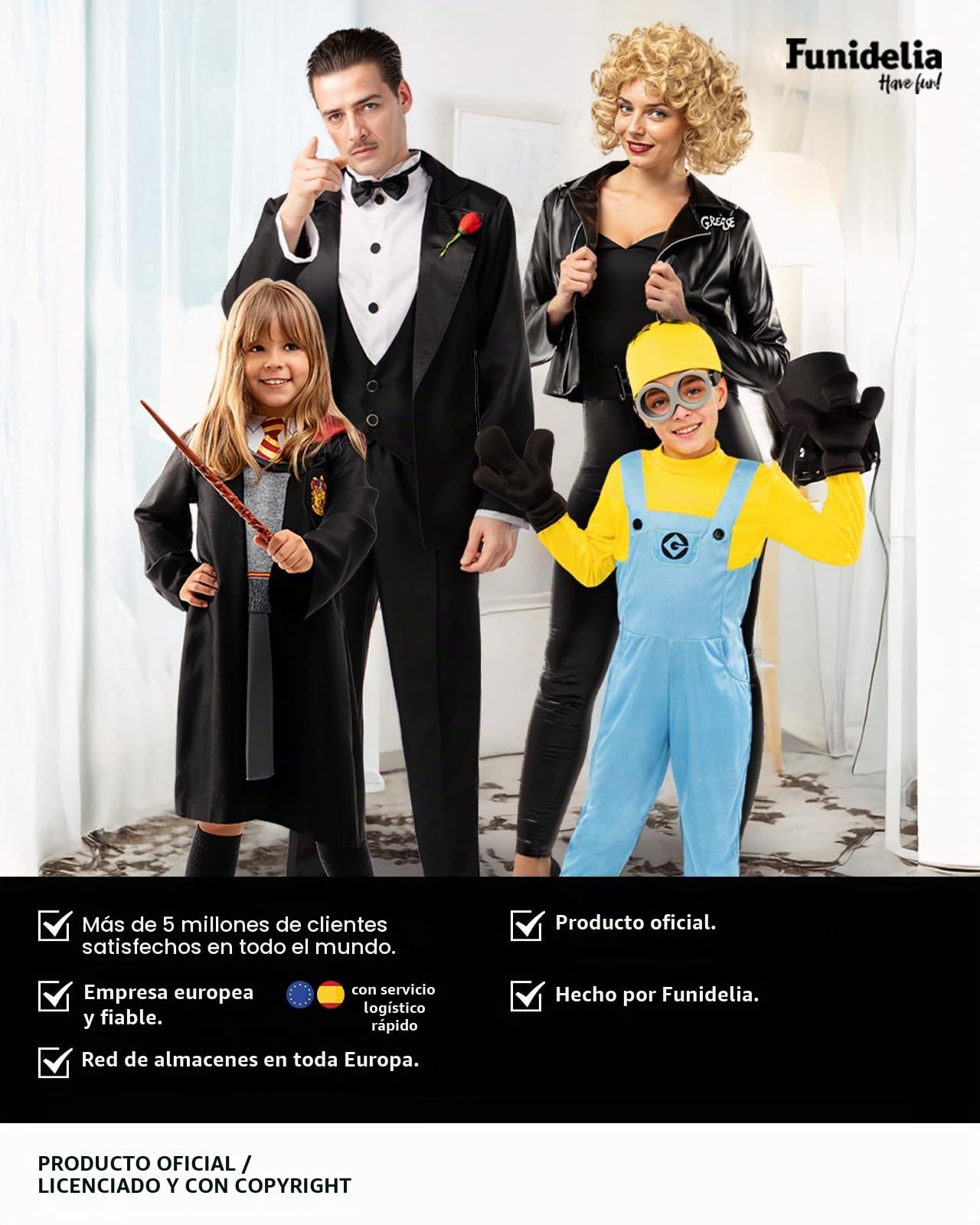 Funidelia Disfraz Oficial de Mr Mrs Potato para hombre y mujer con accesorios, Túnica original y divertida para adultos, Disfraces de Carnaval, Halloween y Fiestas – Talla One size