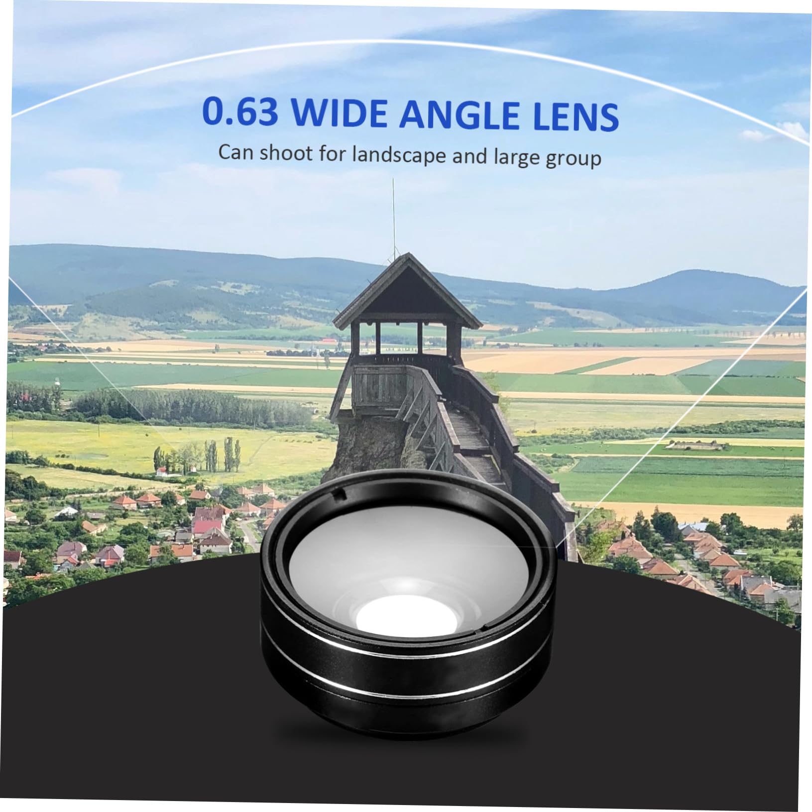 CHILDWEET 1set Kit Di Lenti Per Smartphone Portatile Obiettivo Fisheye Grandangolo Macro e Teleobiettivo Per Fotografie Di Paesaggi e Dettagli Di Piccoli Oggetti