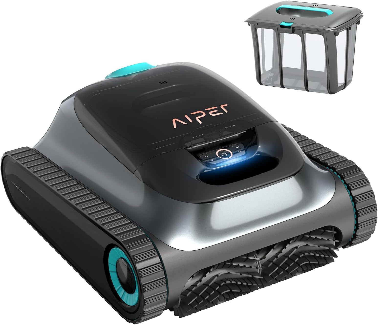 Scuba S1 Cordless Robotic Cleaner, Smart Navigation for Inground Pools up to 1,600 Sq.ft, Wall and Waterline Cleaning Vacuum