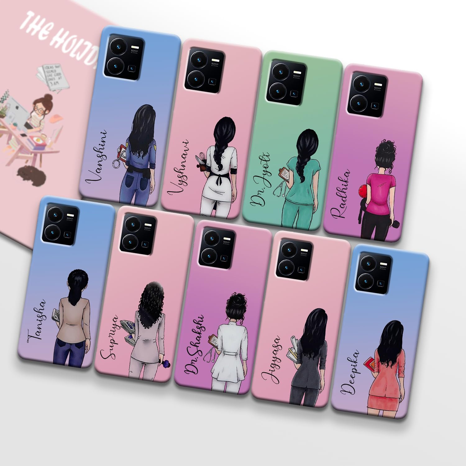 COLORflow Back Cover case Compatible with VIVO Y35 | Professional Girl Customized Back Cover Compatible with VIVO Y35 (B0CLLWLHQW) Amazon Price History, Amazon Price Tracker