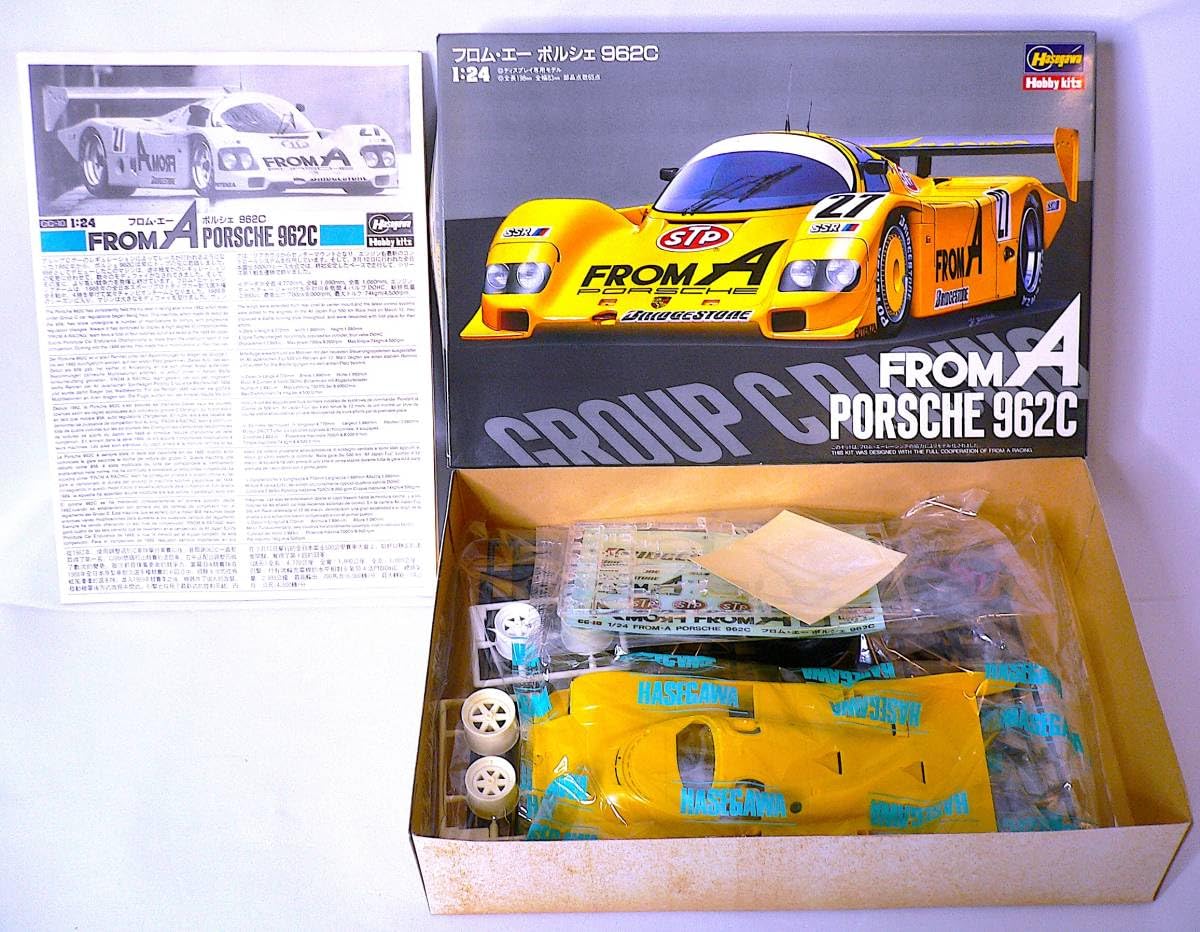 Amazon.co.jp: タミヤ/ハセガワ 1/24 ポルシェ 962C フルディスプレイ