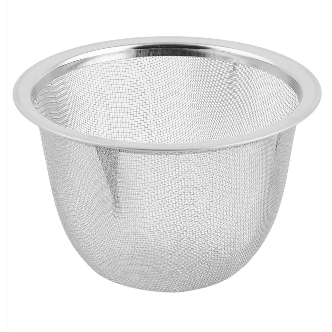 uxcell Metal Home Kitchen Mesh Designed Petal Tea Filter Infuser 75mm Top Dia