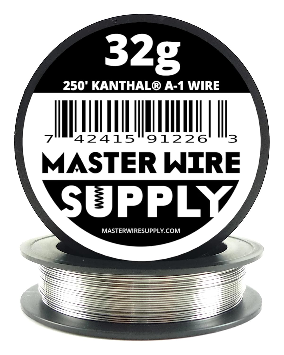 Kanthal A1-250' - 32 Gauge Wire - 250ft - 0.2mm - 0.008in - Made in USA - Master Wire Supply