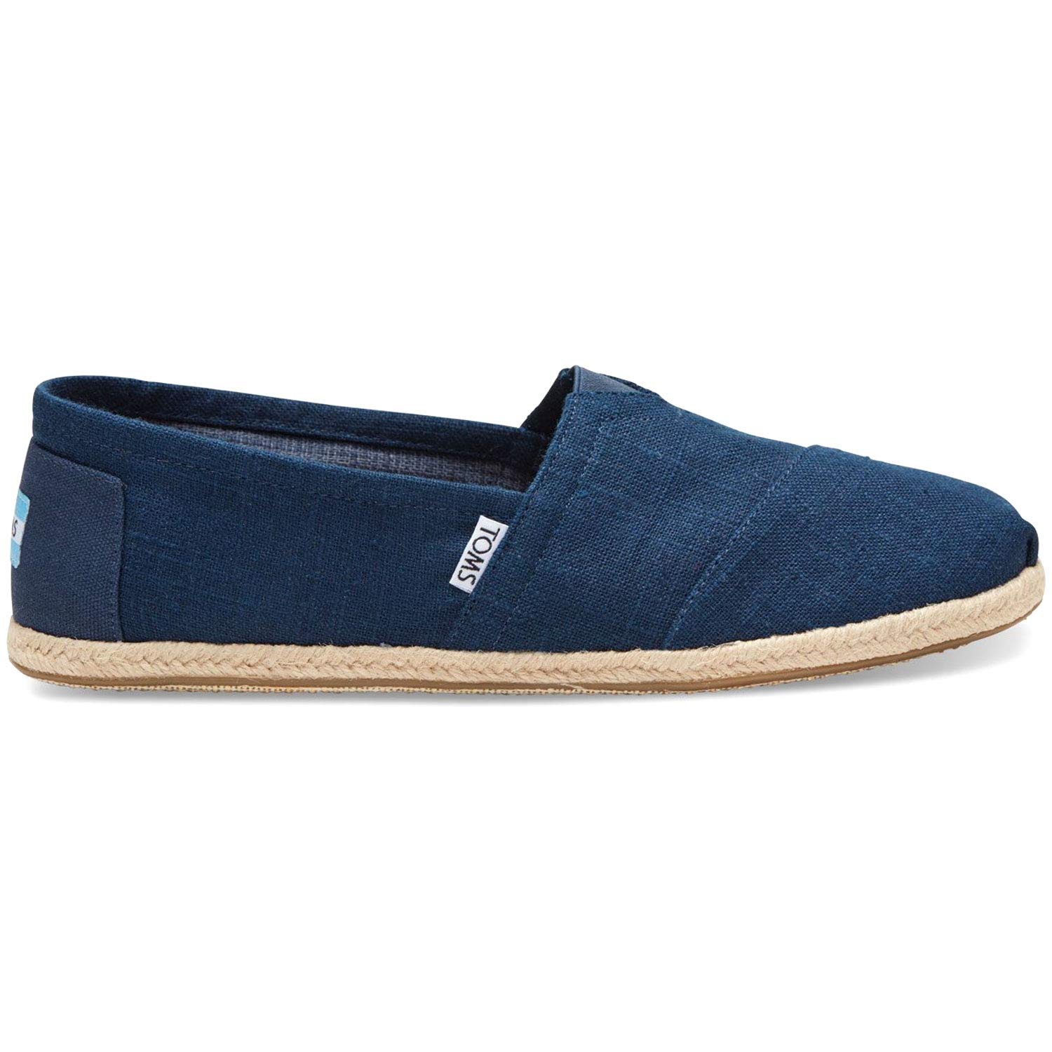 TOMS Classics Navy Linen Rope Sole 47.5