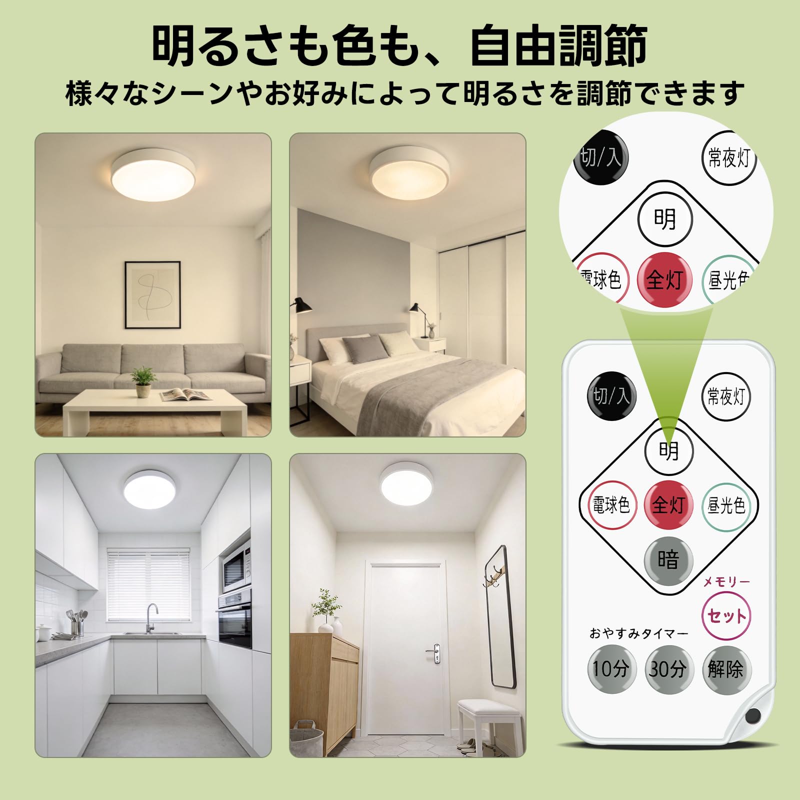 Amazon.co.jp: LEDシーリングライトリモコン CL-RU2 79584 アイリス
