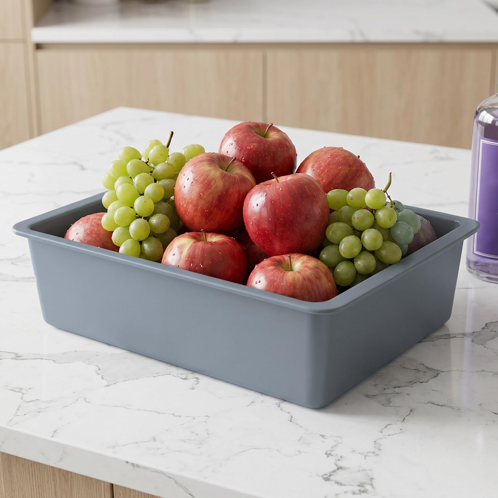 Cesta Extraíble para Fregadero de Cocina, Plástico, con Tapón de Drenaje