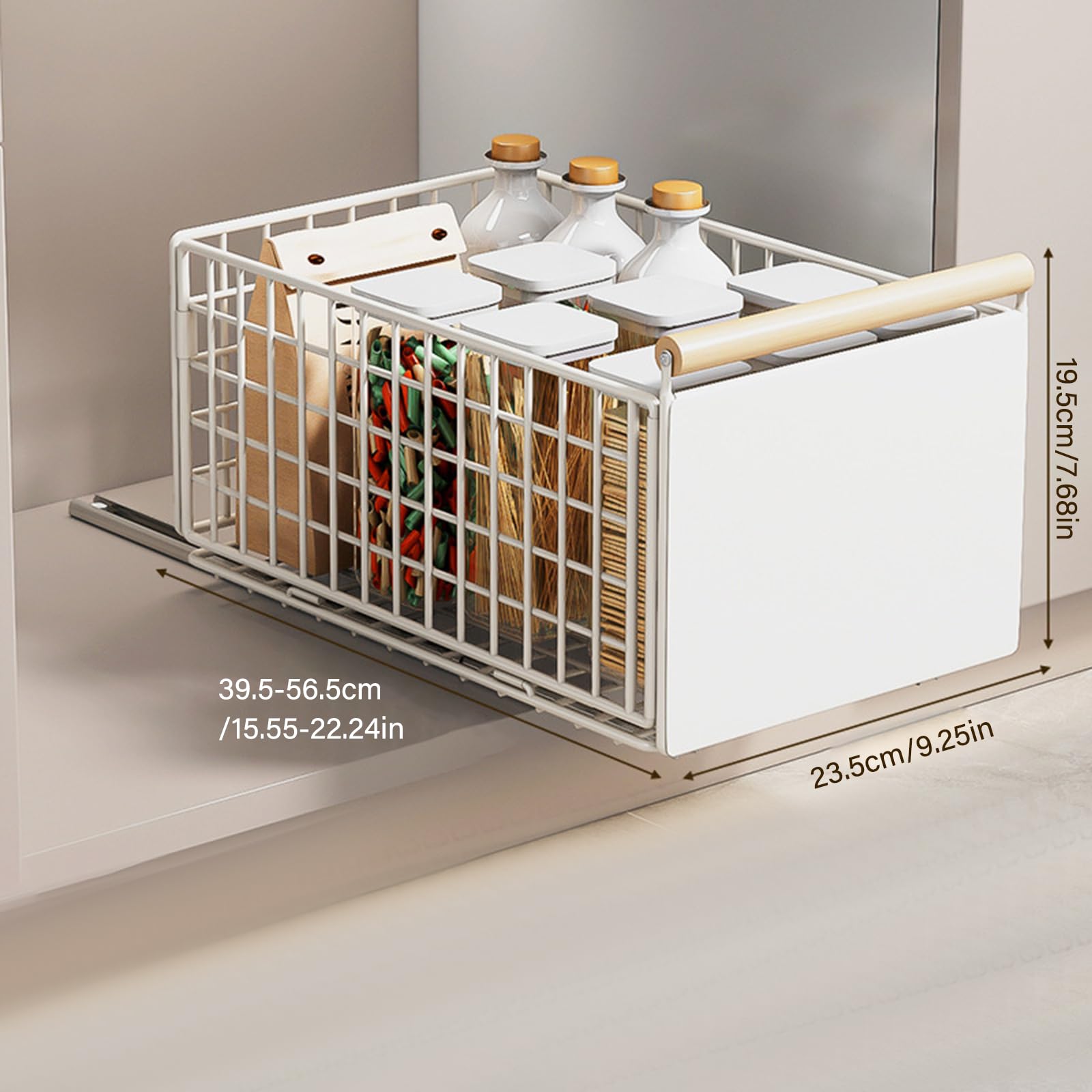 Estante de lavabo extensible que ahorra espacio, organizadores de almacenamiento multicapa impermeable, capacidad práctica de 10 kg para organizar despensas, baños, etc