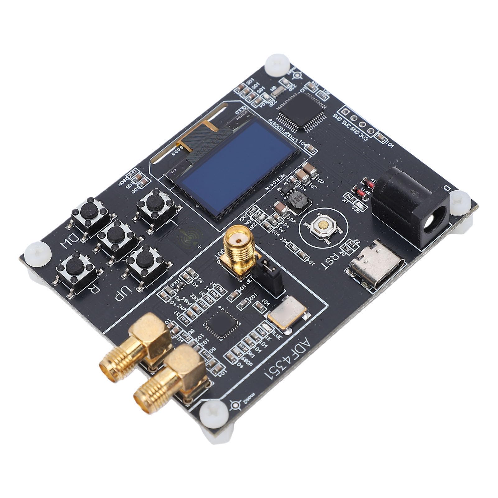 Bewinner Modulo Ad Anello Bloccato di Fase Scheda di Sviluppo Sintetizzatore di Frequenza Ad Alta Precisione per Test RF e Analisi del Segnale 35 MHz-4,4 GHz