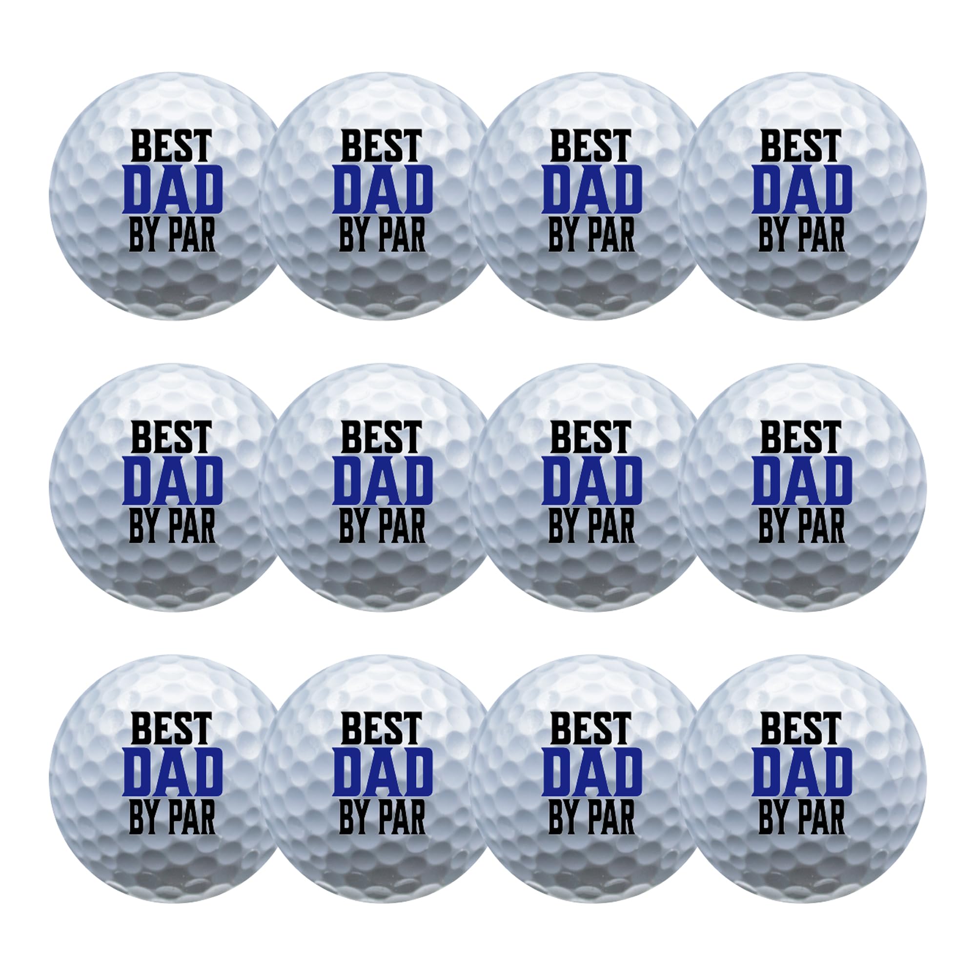 GBM Best Dad by Par Father's Day #2 Golf Balls – Printed Balls