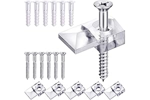 Blulu 20 Pack Mirror Holder Clips: The Perfect Solution for Hanging Mirrors Securely