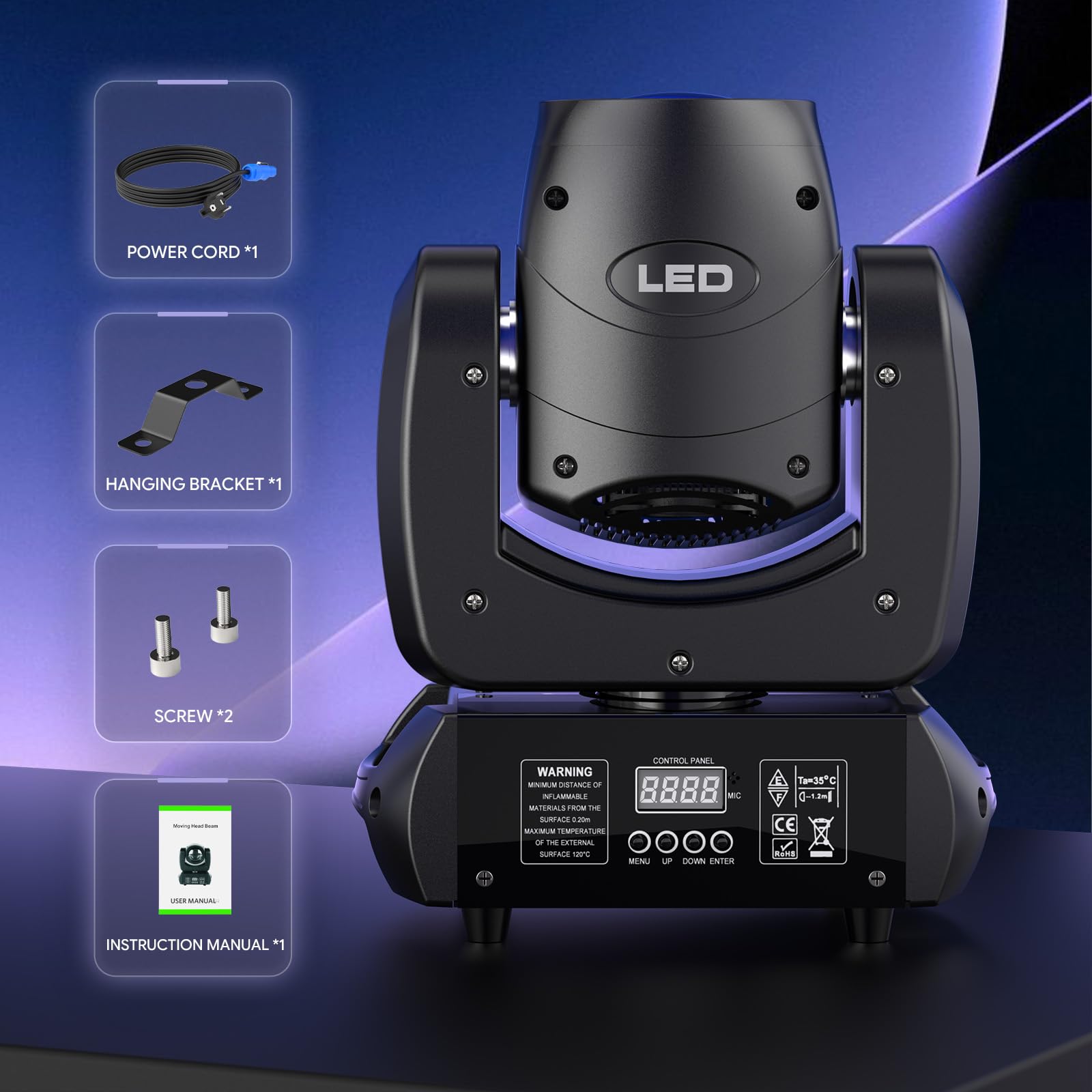 U King Led oving Head Light 25w oving Head Dj | Desertcart South Africa