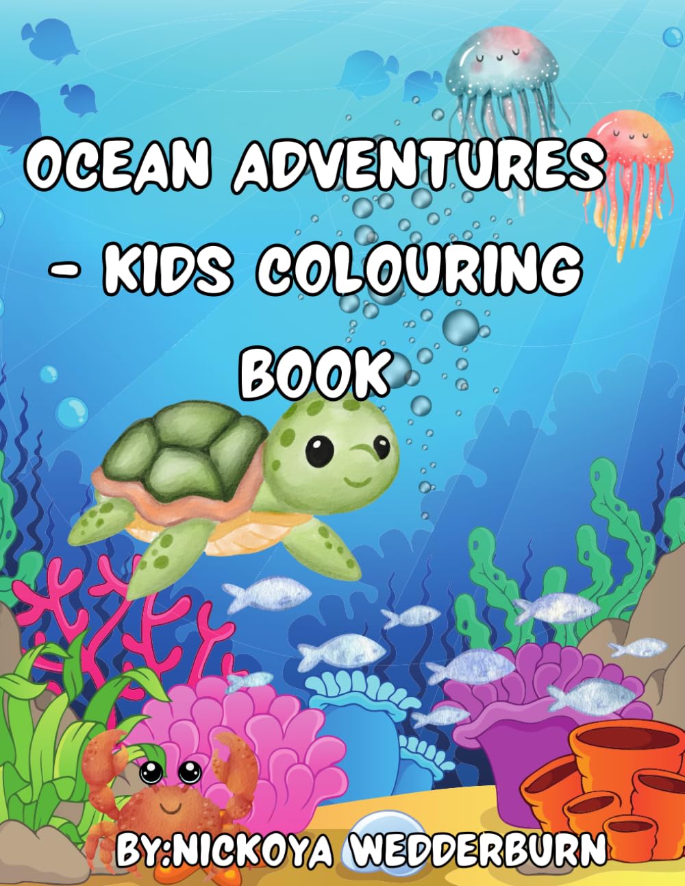 Ocean Adventures - Kids Colouring Book