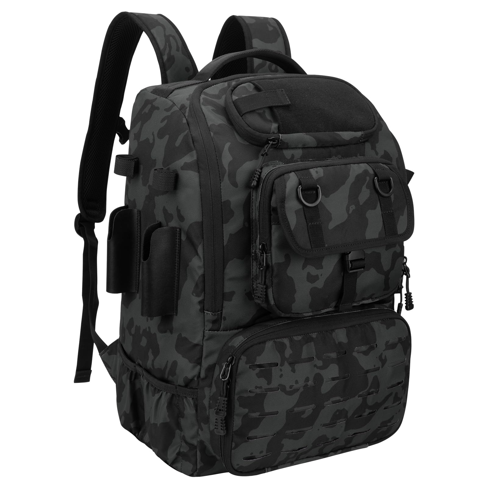 Hp hope Sac à dos de pêche avec porte-canne et refroidisseur, 40 l Sac d'équipement de pêche, équipement de pêche, sac à dos, équipement de pêche, 40 Liter, Sac à dos