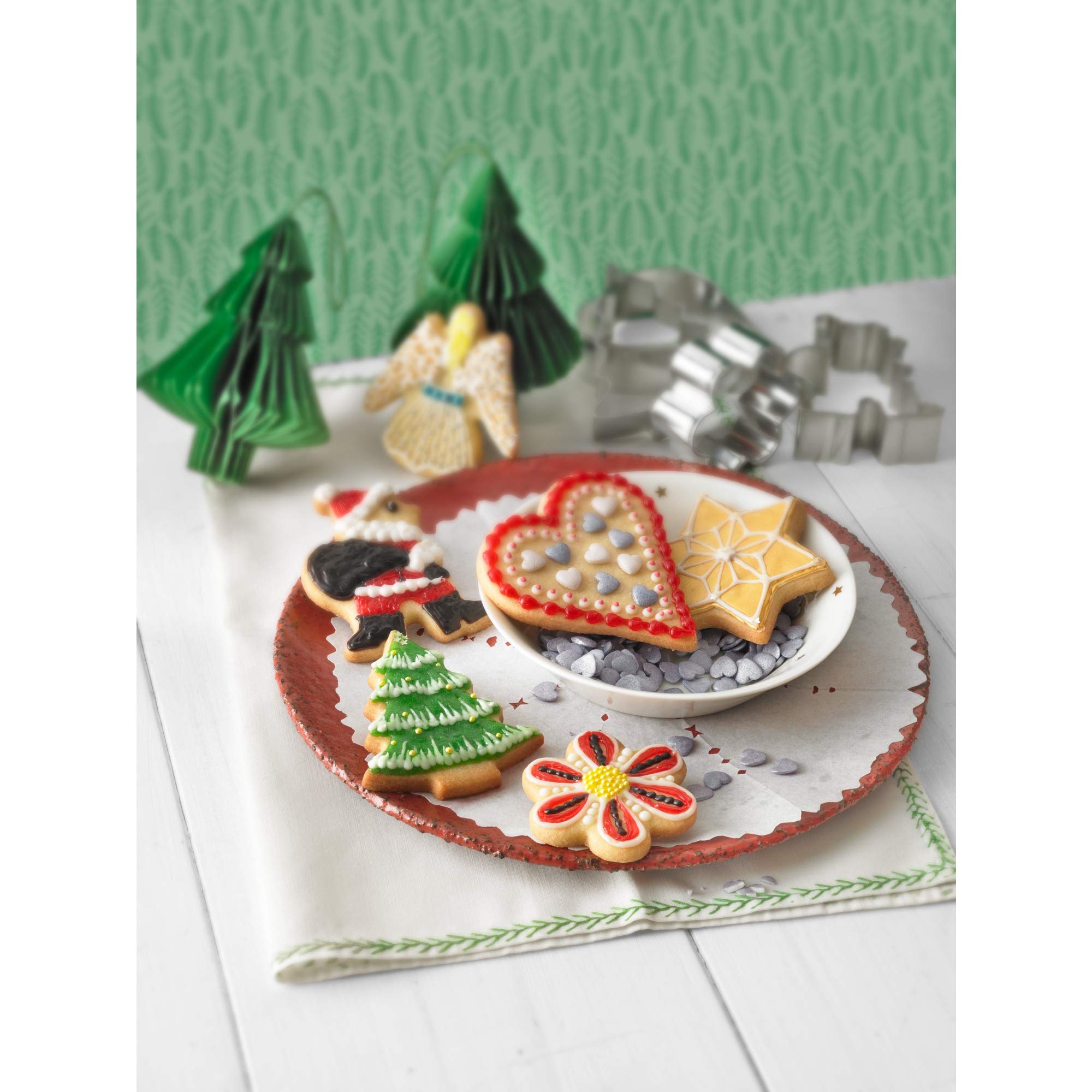 Original Kaiser 11 stuks Kerst uitsteekvormpjes in een doos - Kerst uitsteekvormpjes - Koekjesuitsteekvormpjes - Voor koekjes en fondant Original Kaiser 11 stuks Kerst uitsteekvormpjes in een doos - Kerst uitsteekvormpjes - Koekjesuitsteekvormpjes - Voor koekjes en fondant