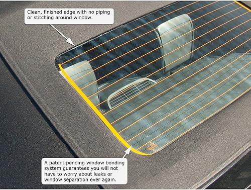 Miniatura 5 de Sierra Auto Tops & Seats Parte superior convertible para BMW Serie 3 2000-2006, color negro, lona TwillFast RPC, repuesto superior convertible con