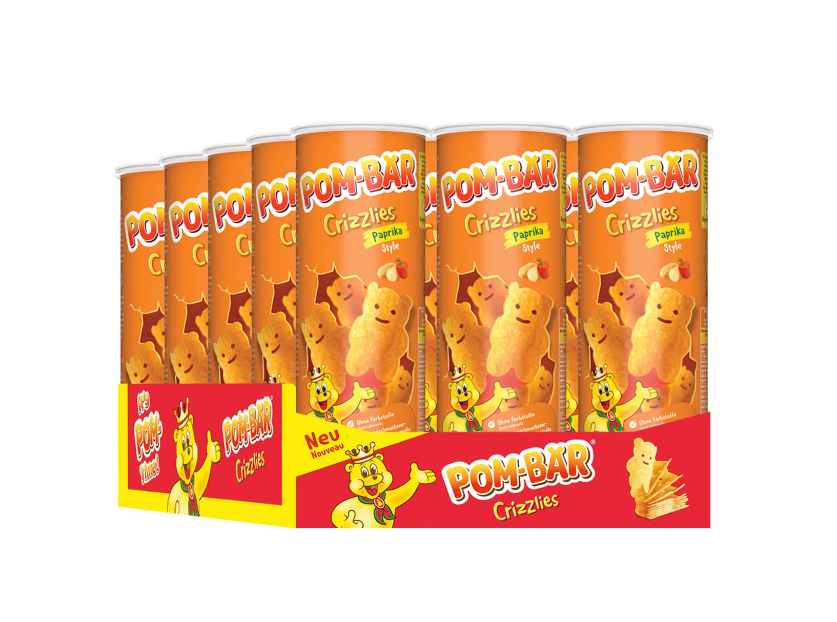 Pom-Bär Crizzlies Paprika, 15er Pack (15 x 150g)