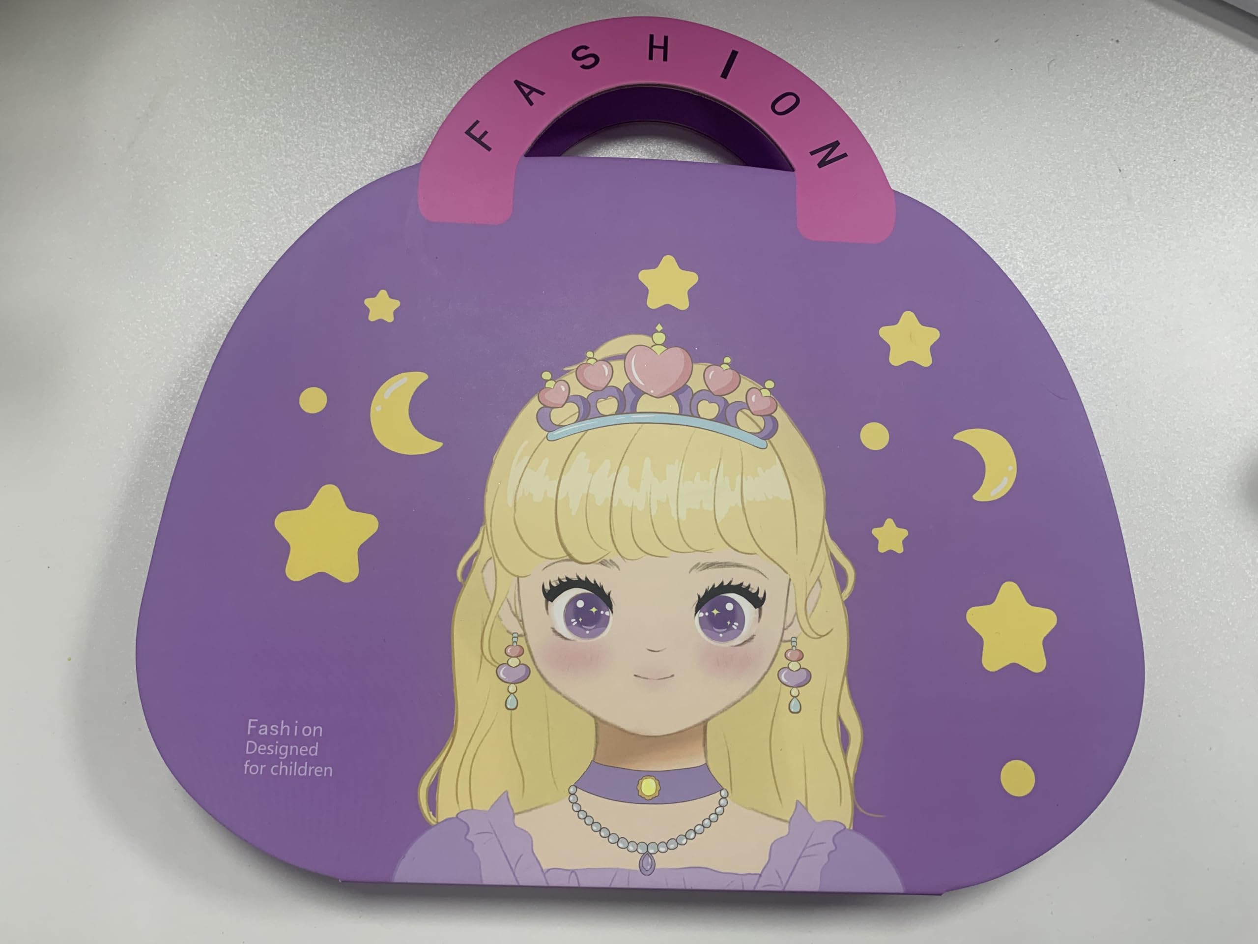 Santentre 4-in-1 Prinzessin Bastelset – Mit Schmink-Papier, Diamond Painting, Folienaufklebern & Sticker, Geschenk Für Mädchen Ab 4-8 Jahren