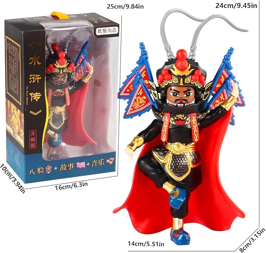 【値下】★中国の変人面★ 二個セット パンダ 変面人形 中国 5面 京劇 川劇 かぶり面 顔が