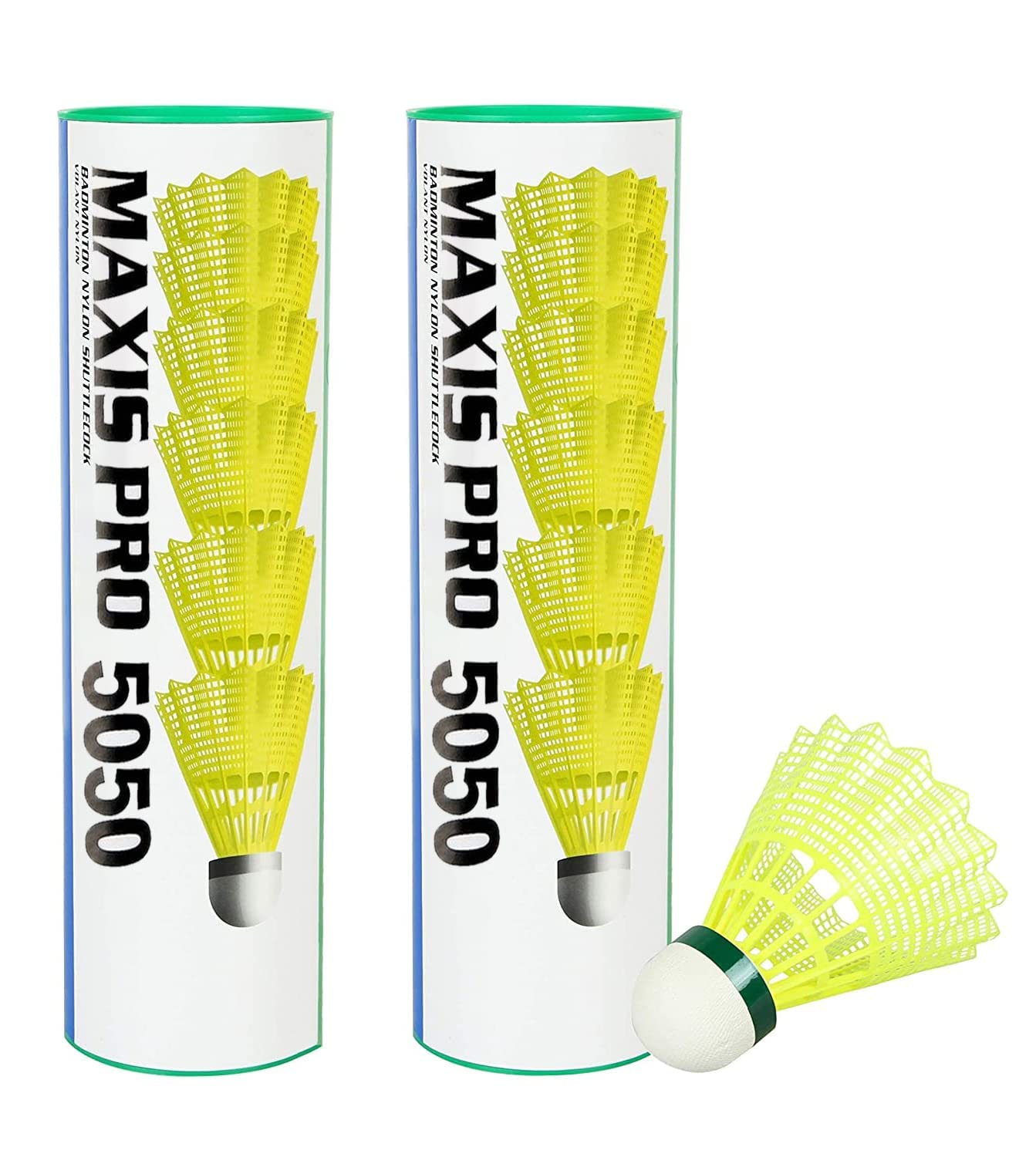 Strauss Maxis Pro Nylon Shuttlecock, (Pack of 12)