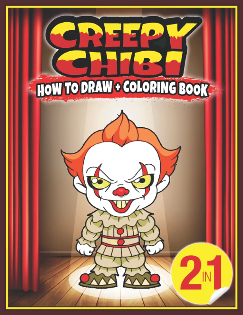 Buy Creepy Chibi Color & Draw Spooky Coloring Pages and How To Draw
