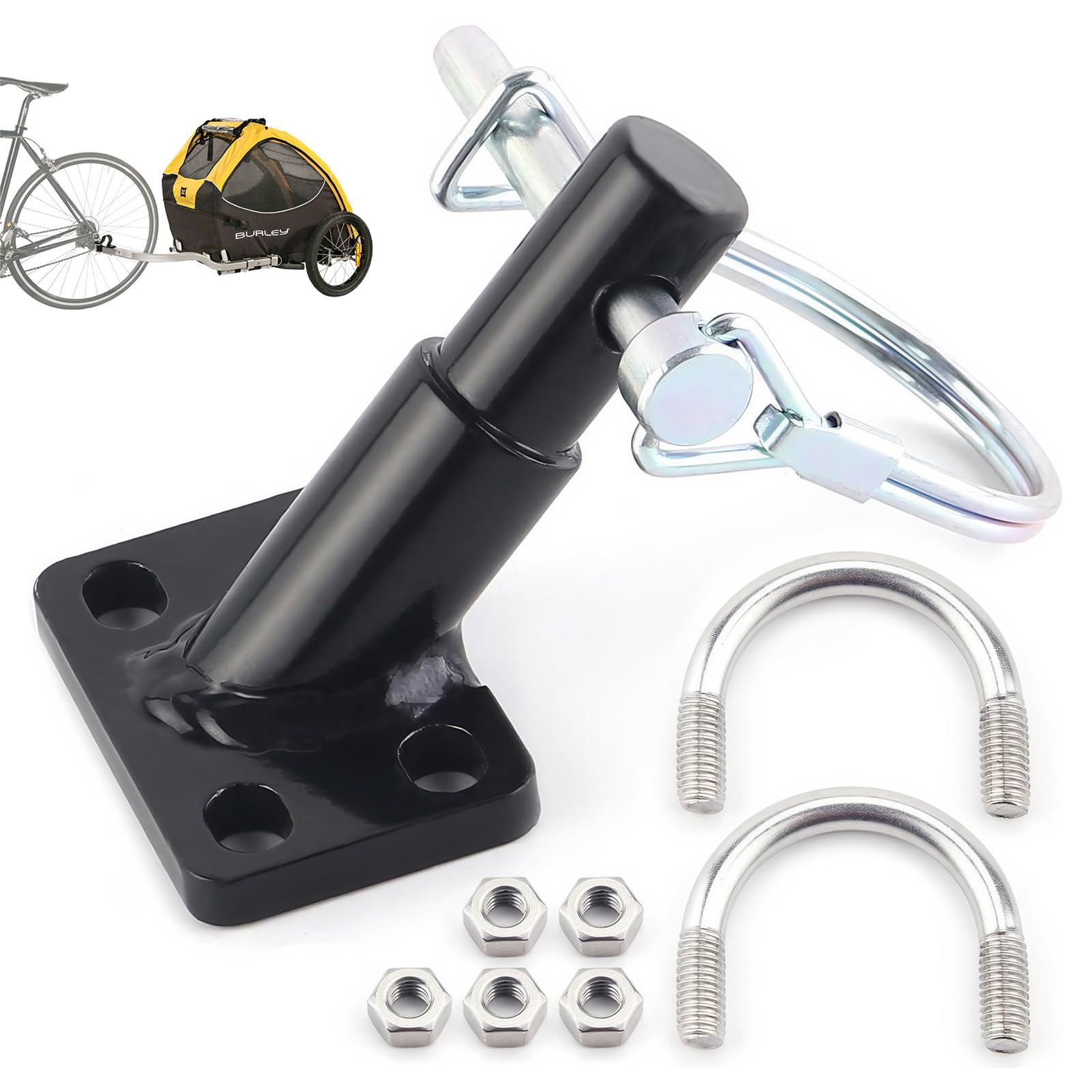 Fahrradanhänger Kupplung,Fahrrad Anhängerkupplung,Fahrrad Kupplung,Universal Fahrrad Anhängerkupplung,Kupplung hundeanhänger,Zusätzliche Fahrradkupplung Fahrrad