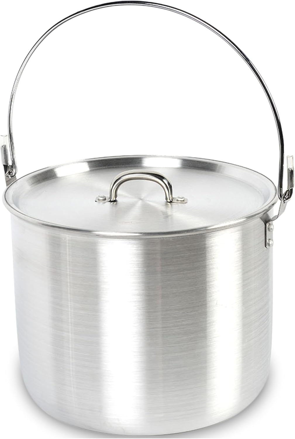 AceCamp Nested Pot Aluminum Lightweight Cooking Pot Set Outdoor Large Stock with lid and folding handle - 4L,8L,12L
