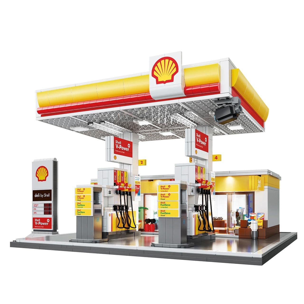 CADA 1309PC SHELL RETAIL STATION : Amazon.co.za: Toys & Games