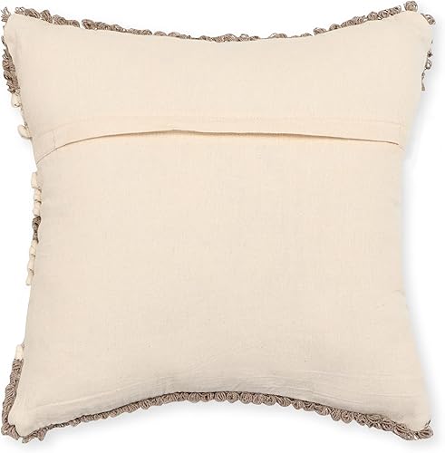 Miniatura 4 de REDEARTH - Juego de 2 fundas de cojín decorativas, con textura, tejidas, copetudas, para casa de campo, sillón, sofá, cama, silla, comedor, patio,