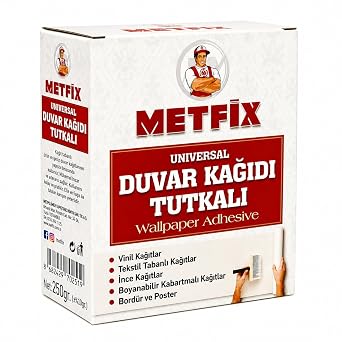 250 Gram Duvar KaĞidi Tutkali Şeffaf Donar