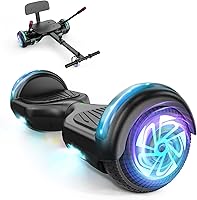 Vista 19 de SISIGAD Scooters for Kids Ages 7-12, with Built-in Bluetooth Speaker and 6.5" Colorful Lights Wheels, Safety Certified Self Balancing Scooter
