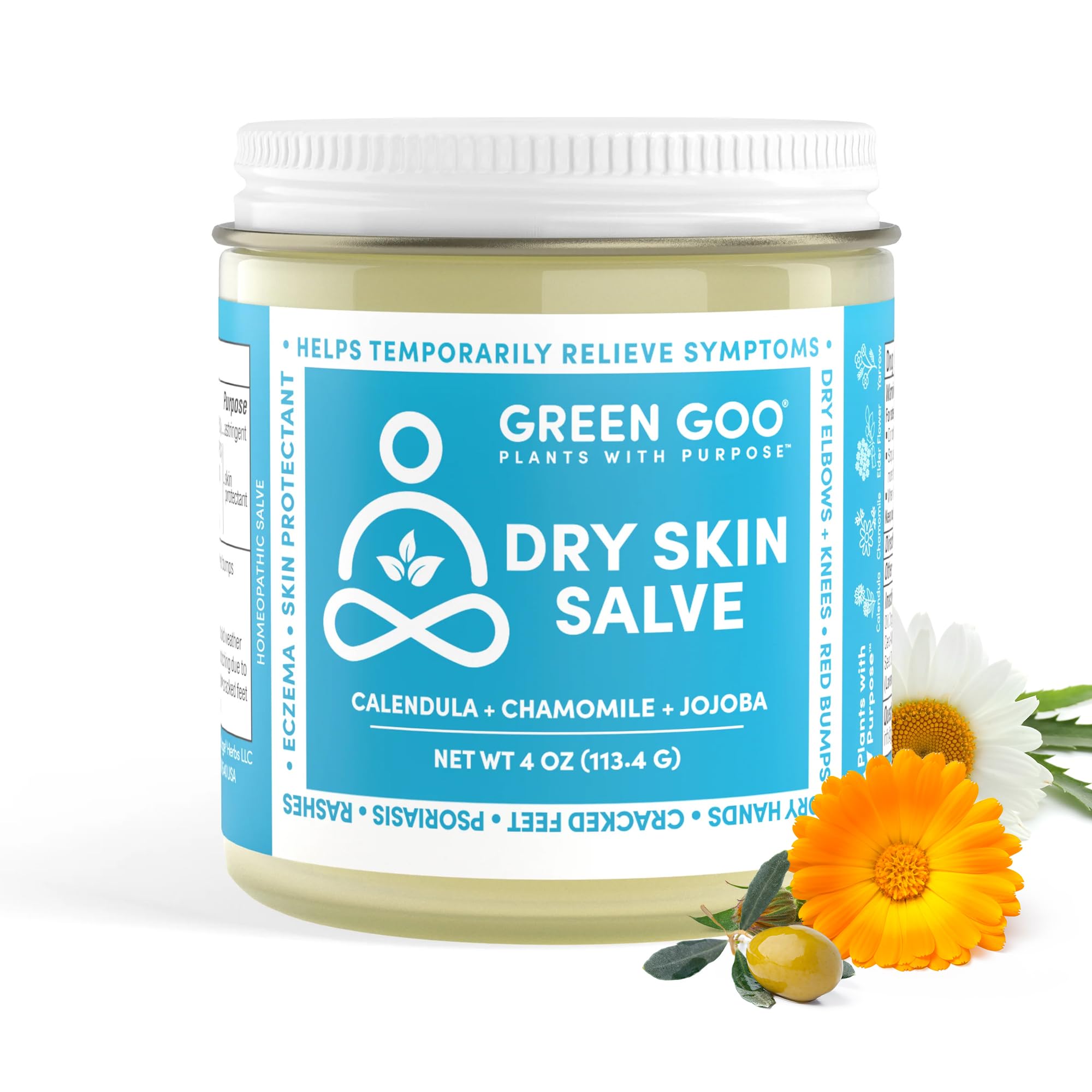 Amazon.com: Green Goo Dry Skin Salve, All-Natural Moisturizer for