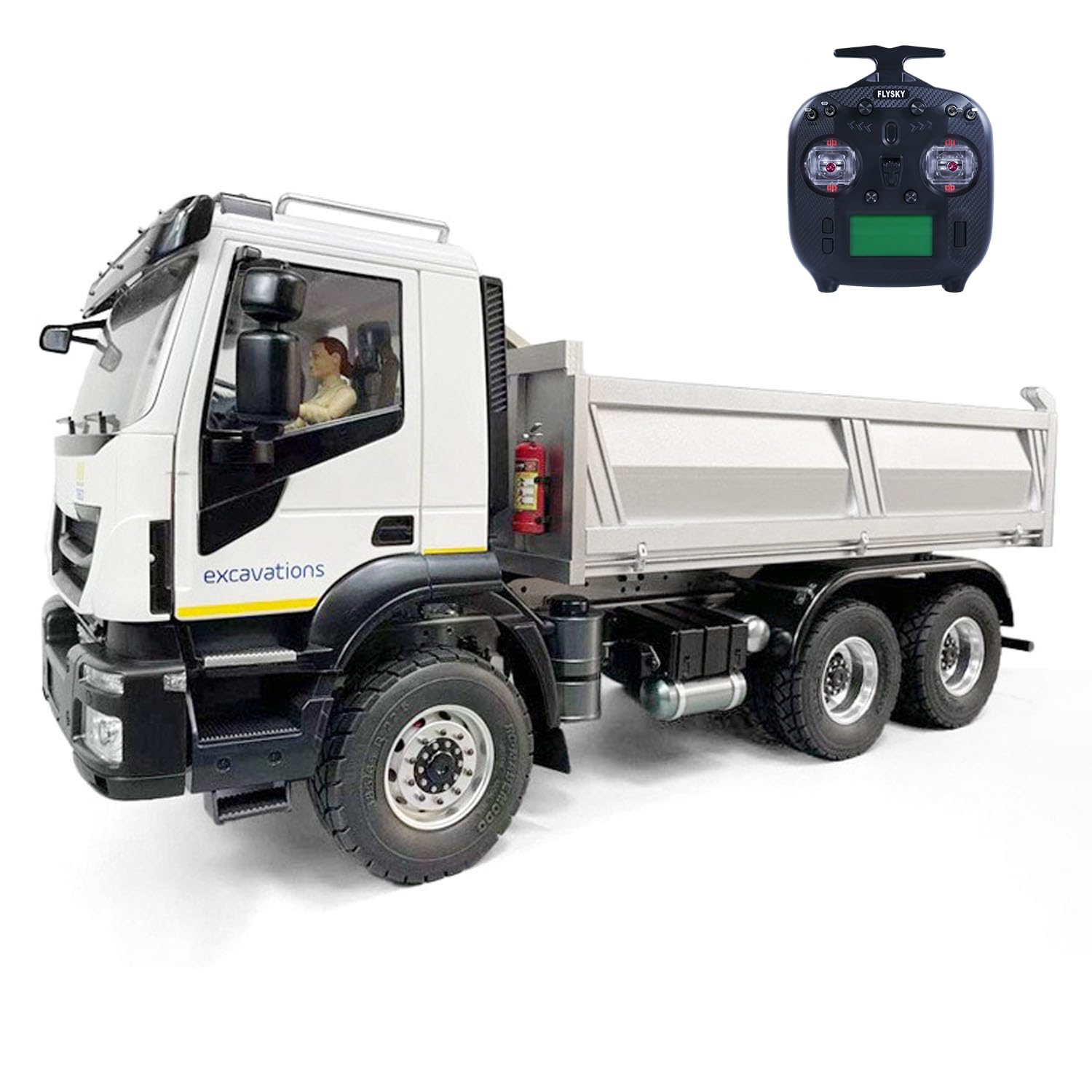 TOUCAN RC HOBBY 1 14 6x4 Hydraulic RC Dumper Trucks CNC Axles Metal Remote Control Tipper Car Model