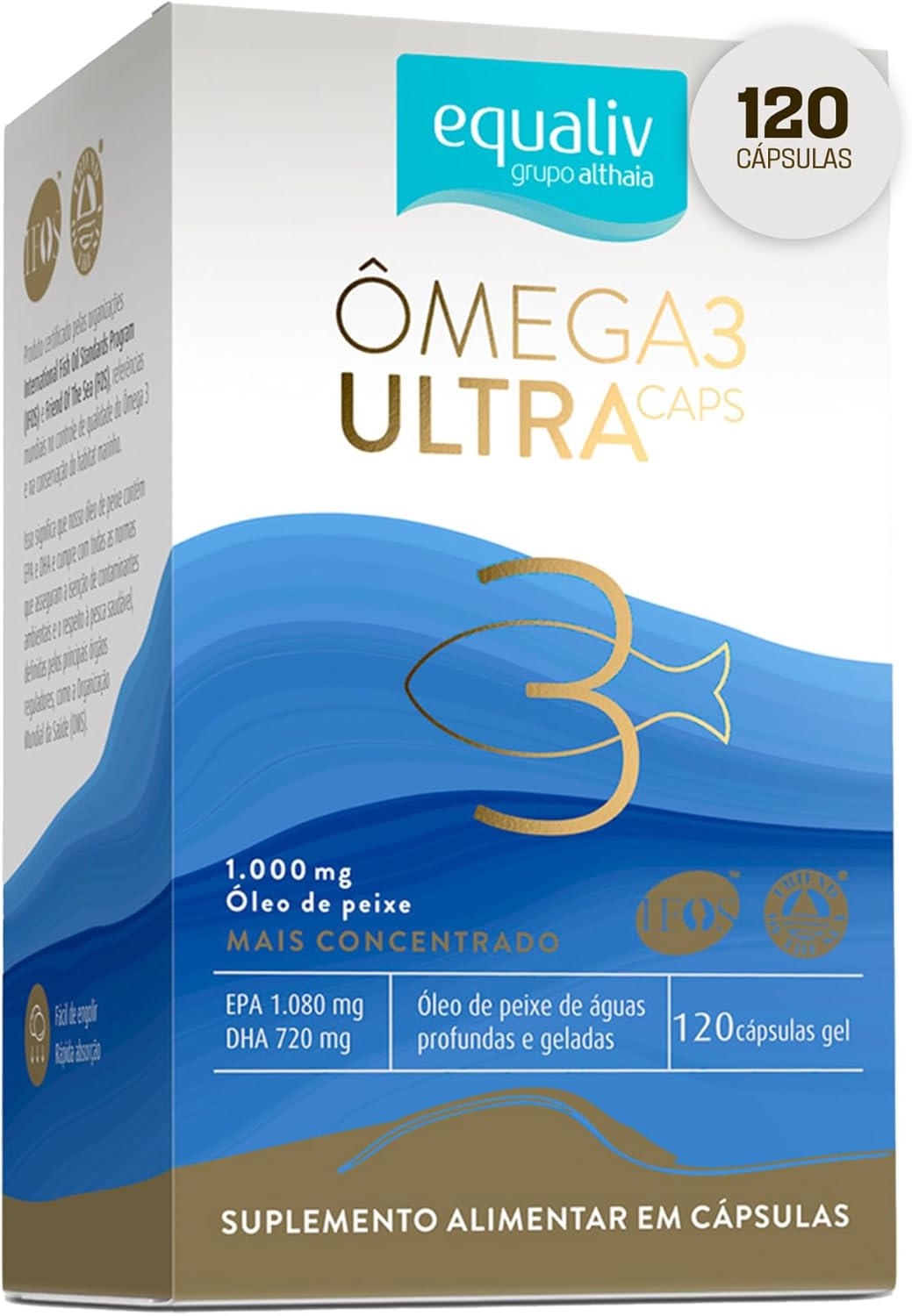 Equaliv Ômega 3 Ultra Caps