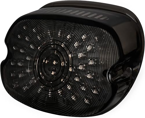 Luz trasera LED de freno de señal de giro luz trasera de perfil bajo ahumado luces traseras compatibles con Harley Davidson Dyna Sportster 883 1200