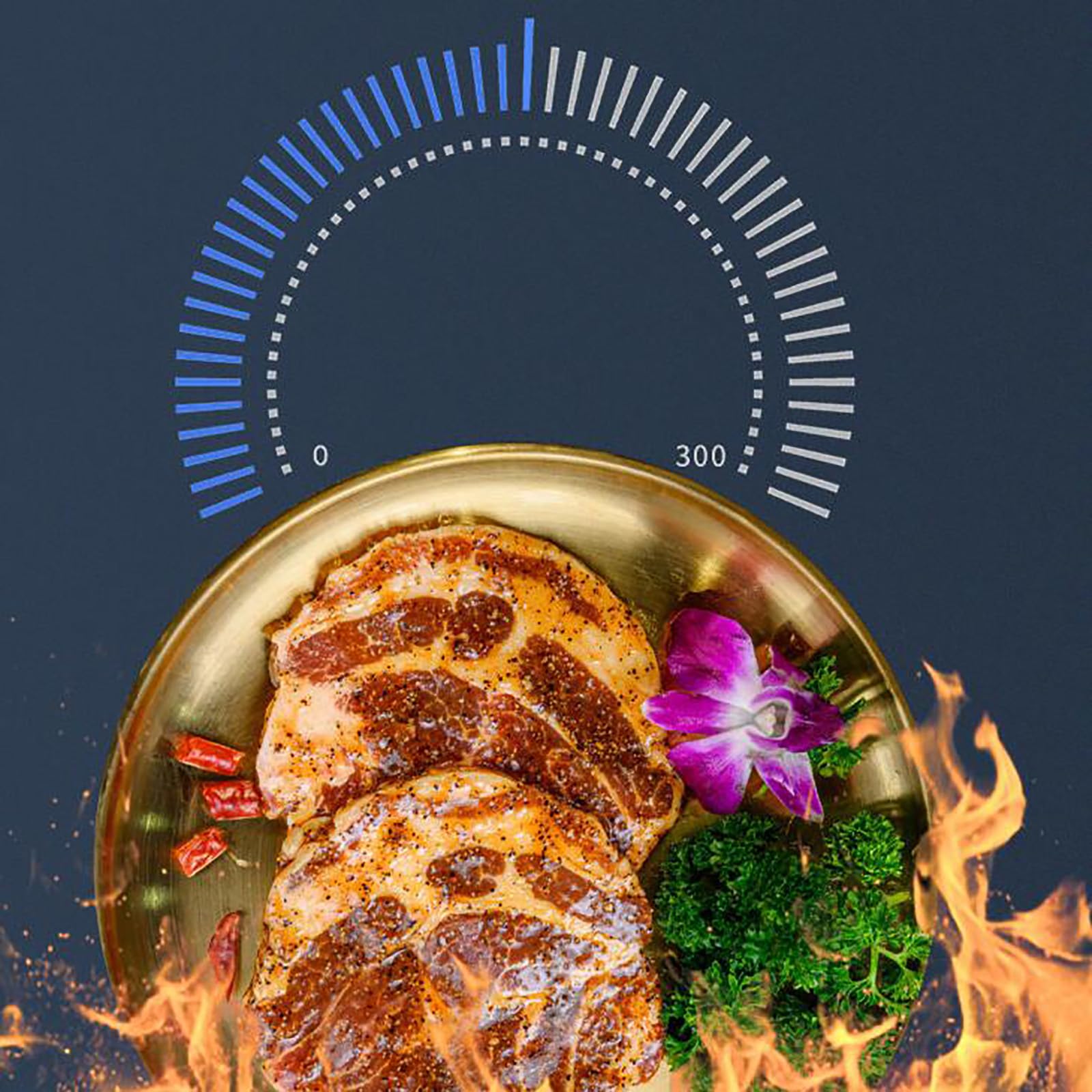 Catering Piastra Elettrica da Cucina in Acciaio Inossidabile Piastra Elettrica Professionale Piastra Bistecchiera Commerciale per Casa Bar E Ristoranti Controllo Termostatico