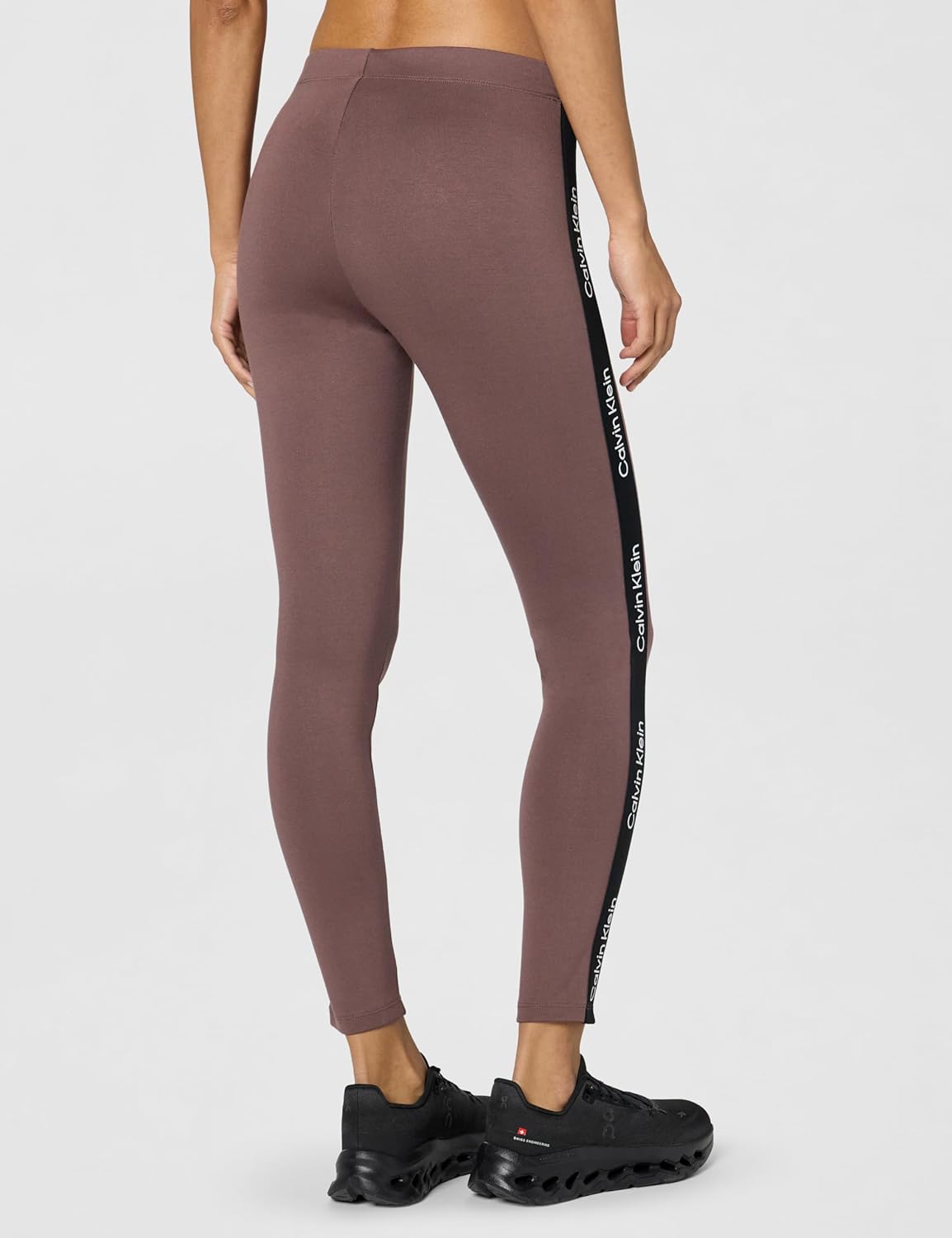 Calvin Klein Performance Women's High Waist Ponte Legging,Terre,Small - Image 3